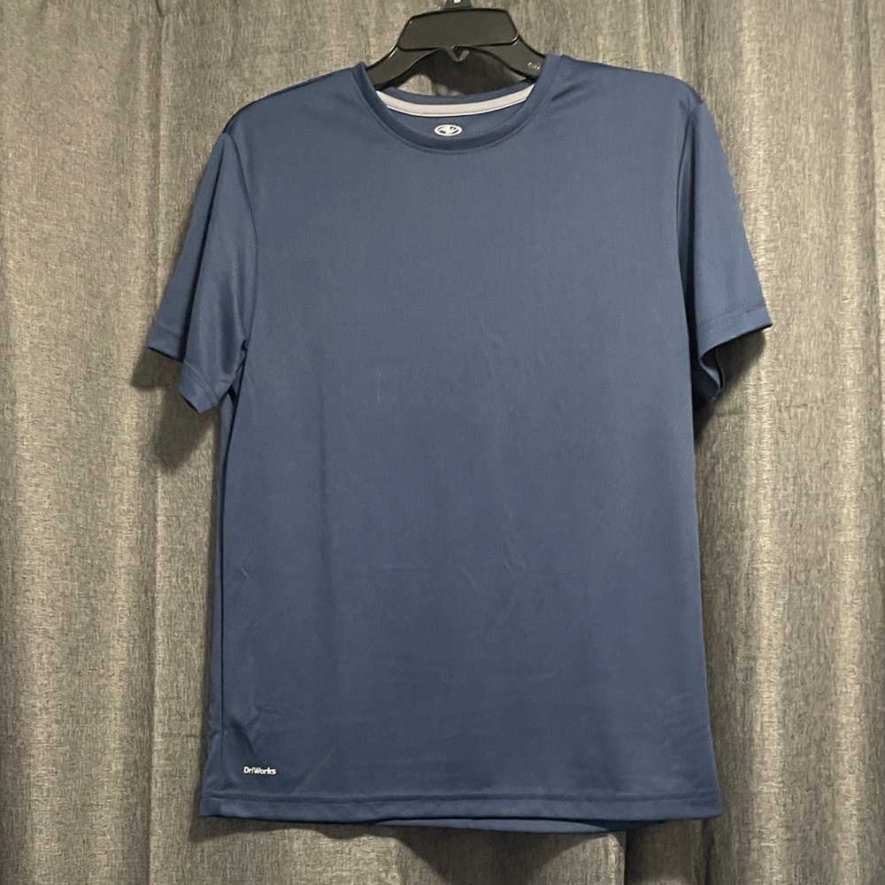 Athletic Works Navy Short-Sleeve Crew Tee